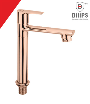 Pillar Cock - 6 Inch Rose Gold